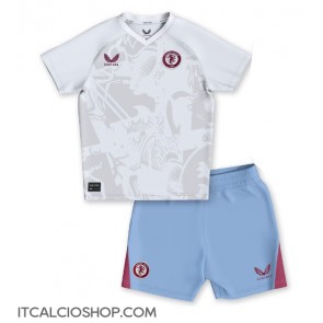 Aston Villa Seconda Maglia Bambino 2023-24 Manica Corta (+ Pantaloni corti)